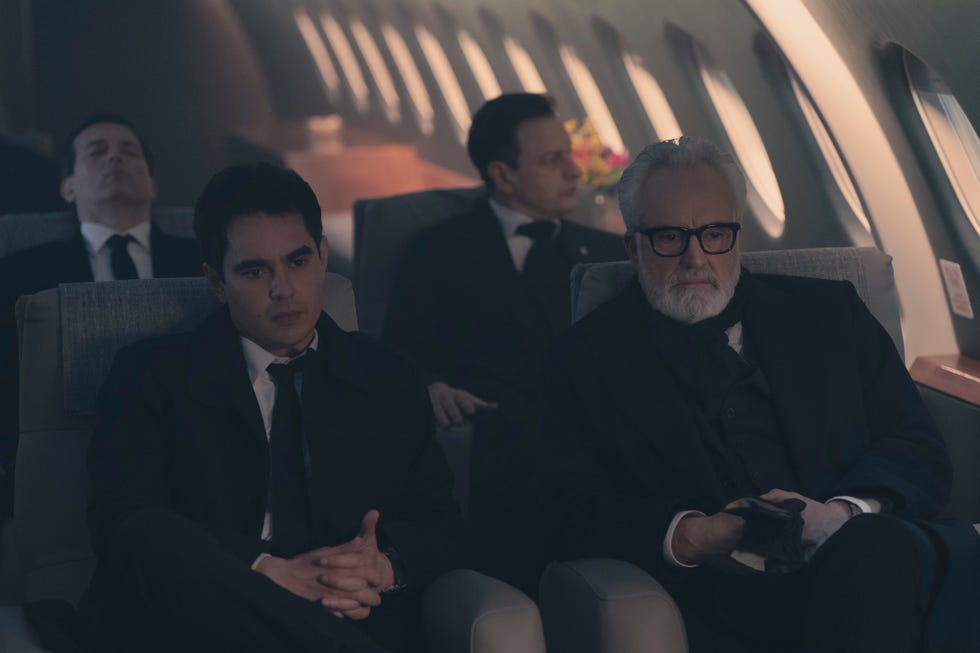 „The Handmaid’s Tale: Execution“ June steht vor ihrer größten Herausforderung, als Gilead gegen die Rebellen vorgeht. (Disney/Steve Wilkie) Max Minghella, Josh Charles, Bradley Whitford