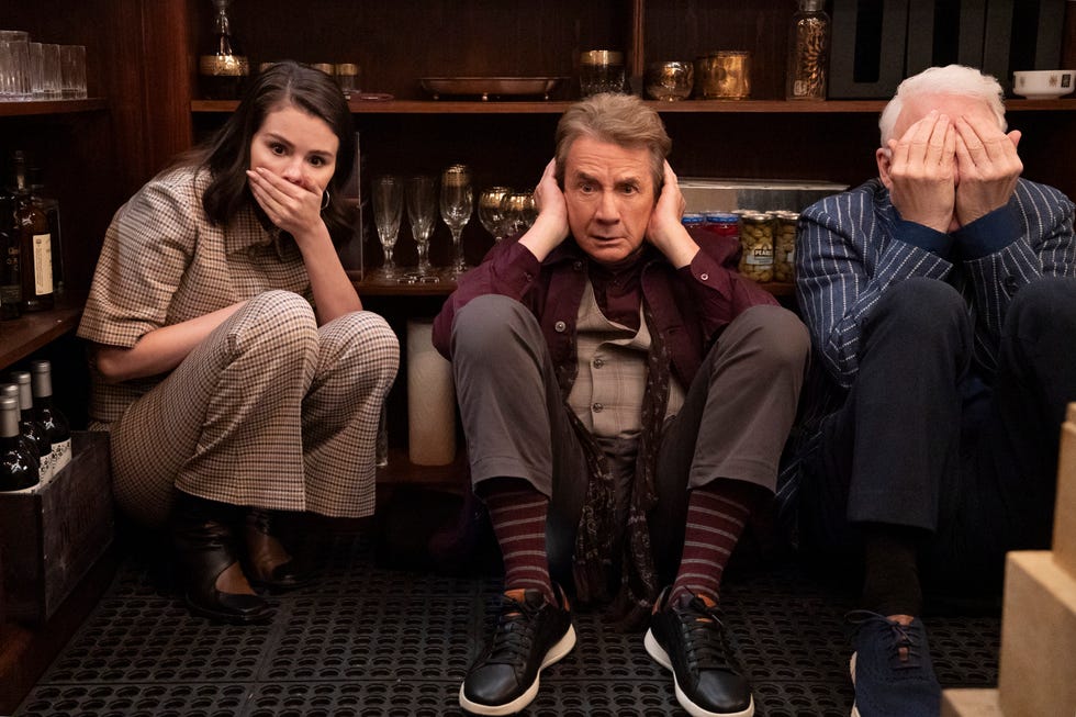 Selena Gomez, Martin Short, Steve Martin in Omitb
