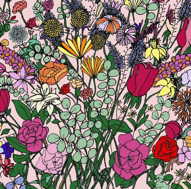 Pattern, Floral design, Flower, Plant, Design, Botany, Wildflower, Visual arts, Floristry, Textile, 