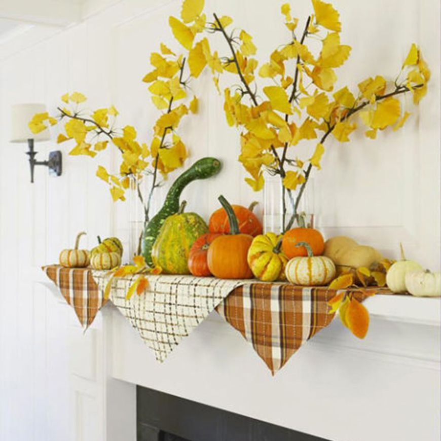秋の植物ディスプレイ（Gourd Display）｜簡単でおしゃれ！秋のクラフトアイディア52