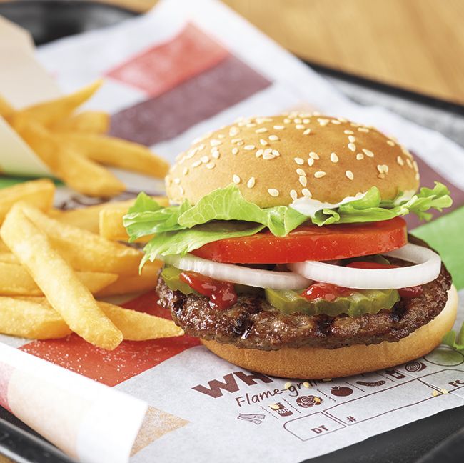 Dish, Food, Hamburger, Junk food, Fast food, French fries, Cuisine, Cheeseburger, Burger king premium burgers, Veggie burger, 