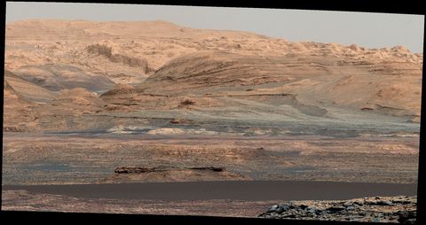 Op 25 september 2015 maakte de rover Curiosity deze opname van de Bagnoldduinen in de krater Gale
