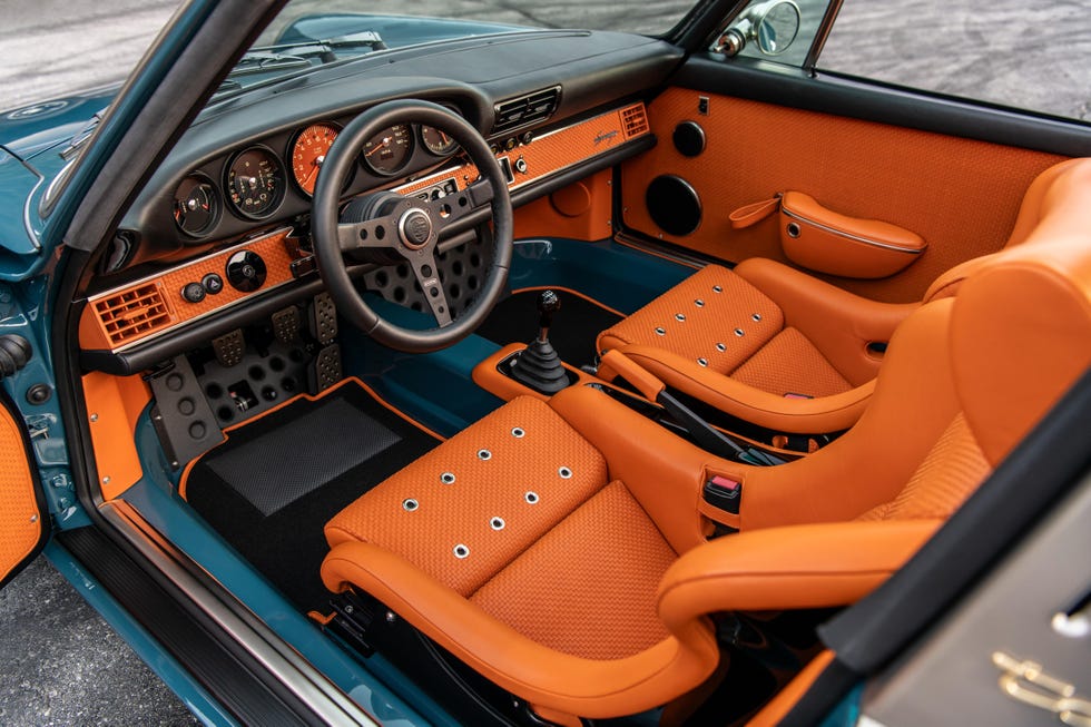 the interior of a singer 911