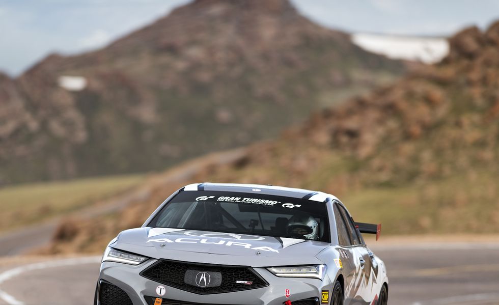2023 acura tlx type s pikes peak race car front
