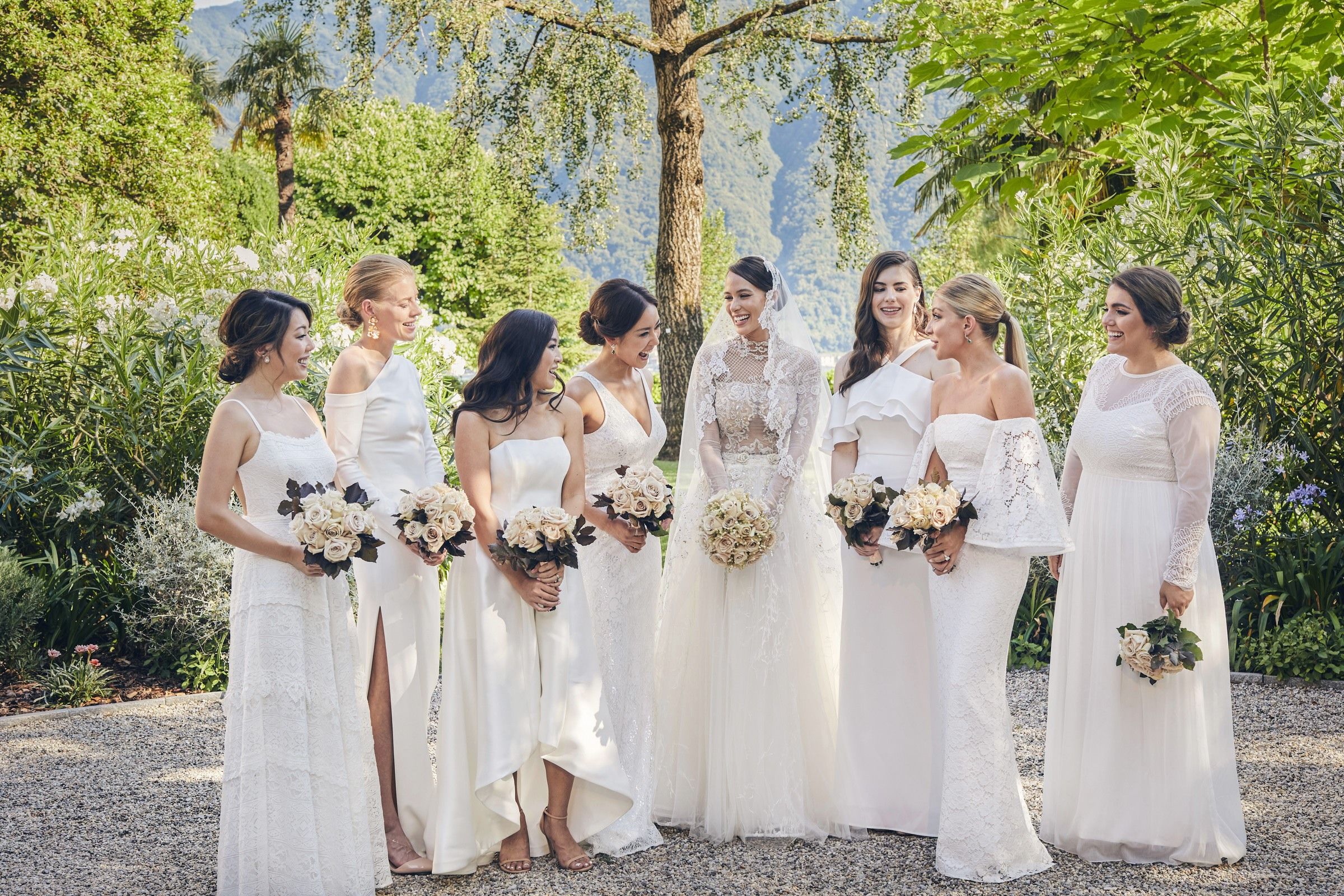 Kristen Raines & Zack Christopher's Fashion-Filled Wedding In Lake Como ...