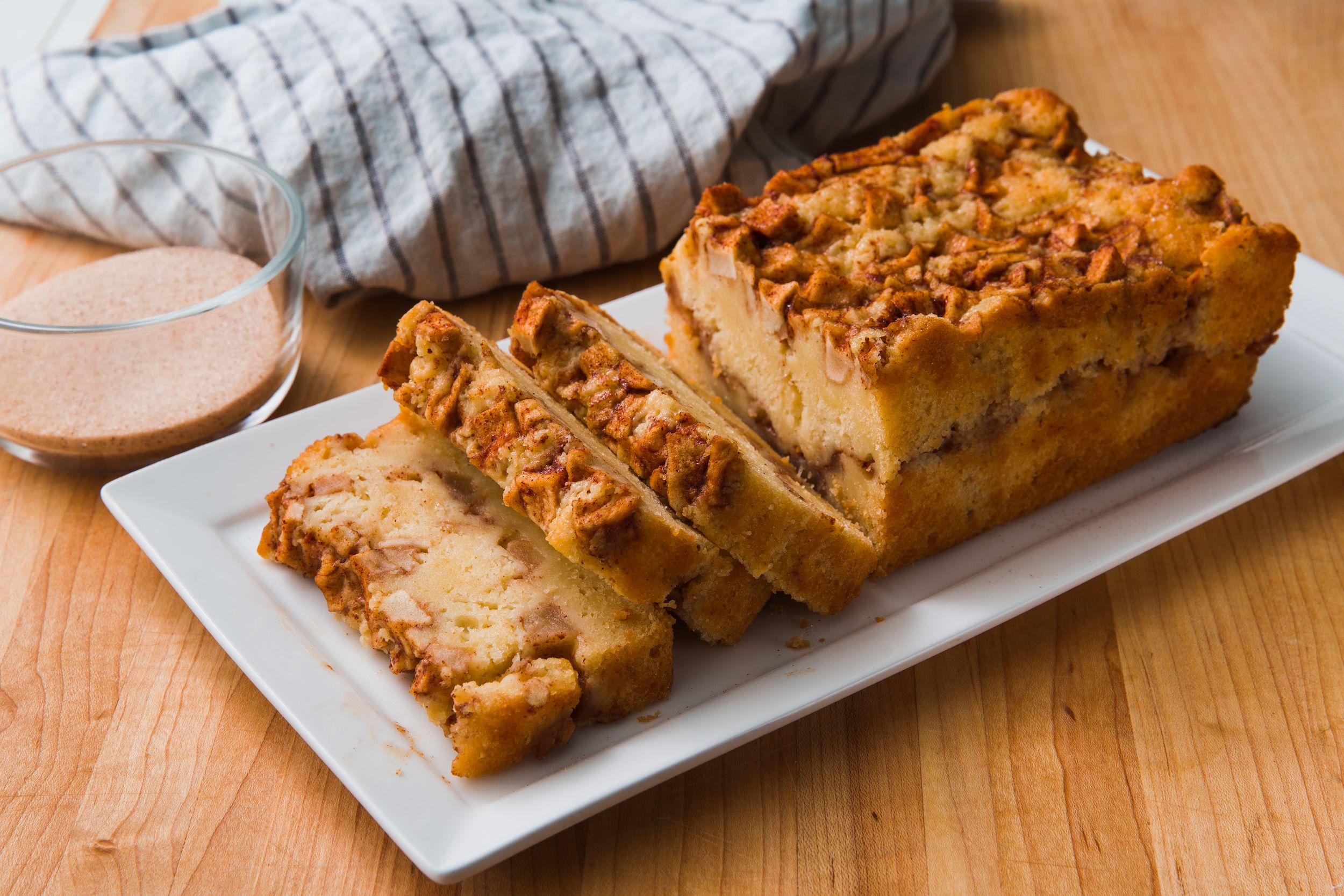 Fresh Apple Loaf Cake Recipe - Through My Front Porch