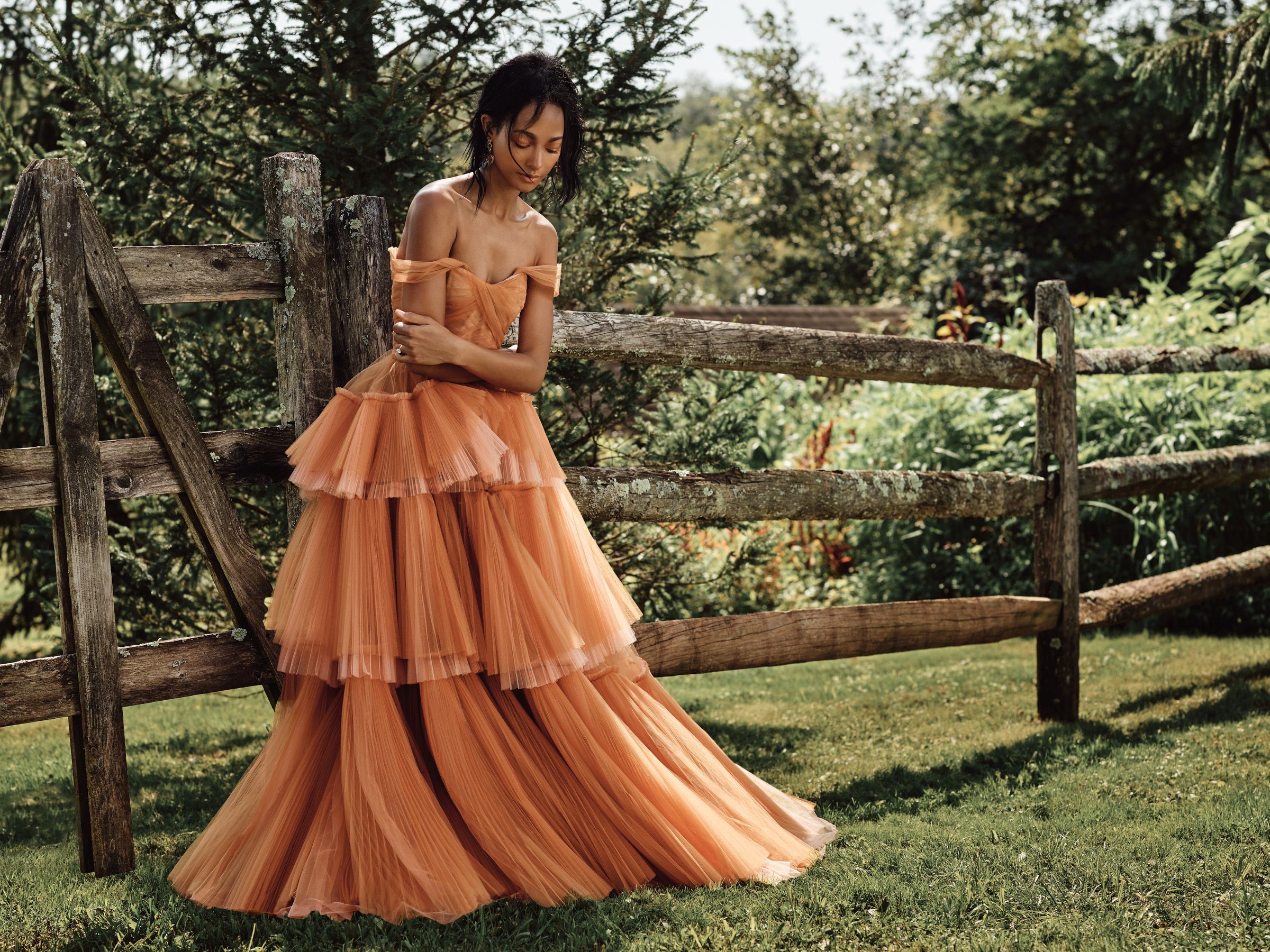 Blush Bride Dresses Mother of the Outdoor Barn Wedding