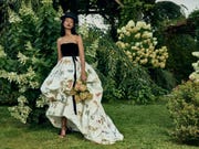 Dress, Clothing, Gown, Wedding dress, Fashion, Bridal clothing, Botany, Bride, Spring, Formal wear, 