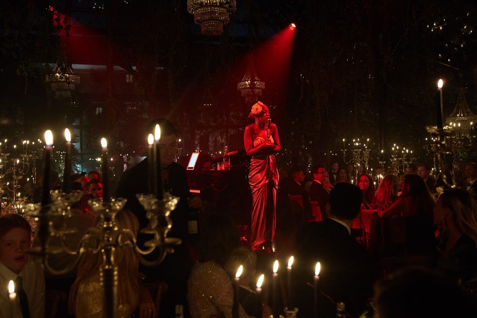 performance at a dinner reception