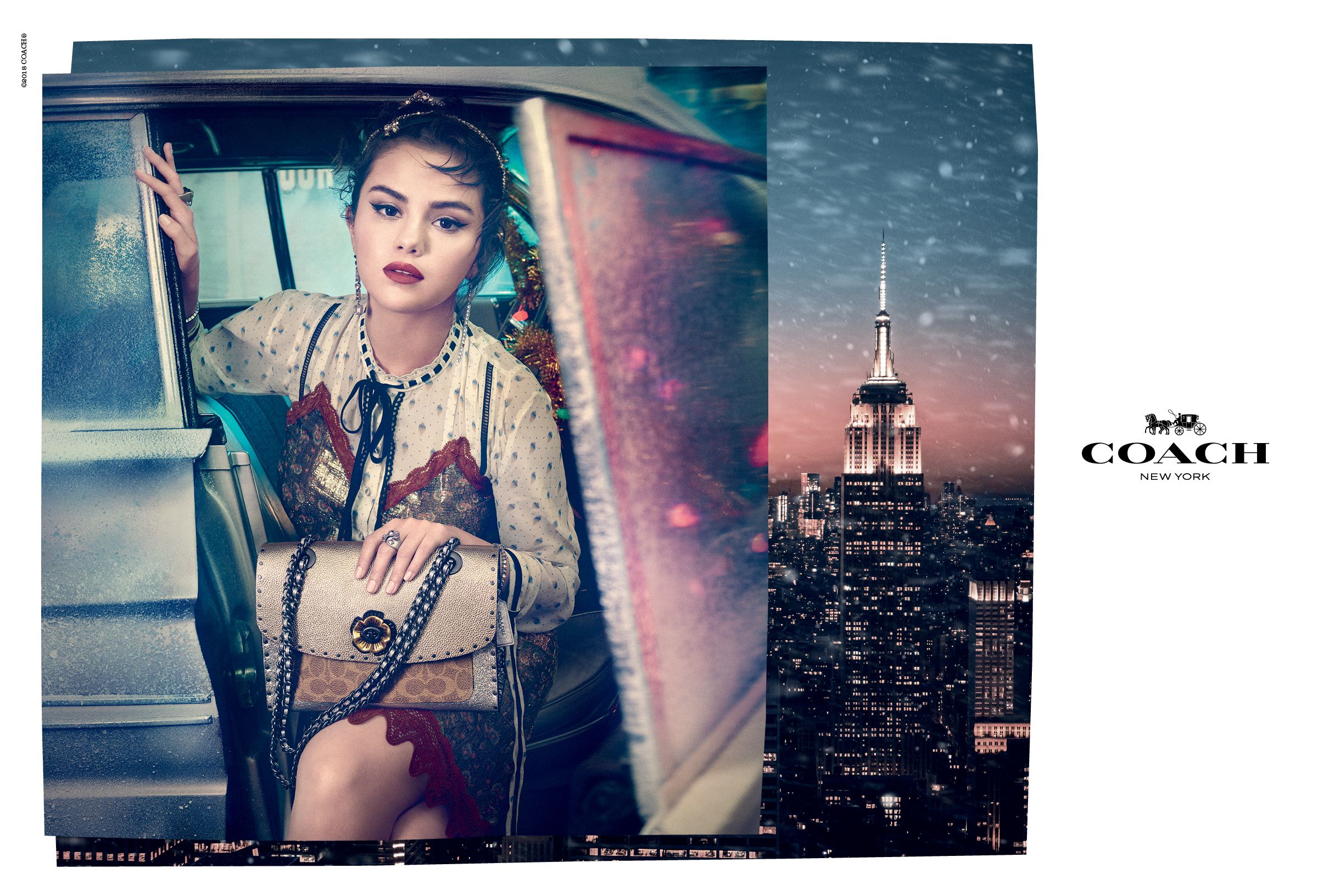 Selena Gomez Goes Out on a Ledge in her Latest Coach Campaign