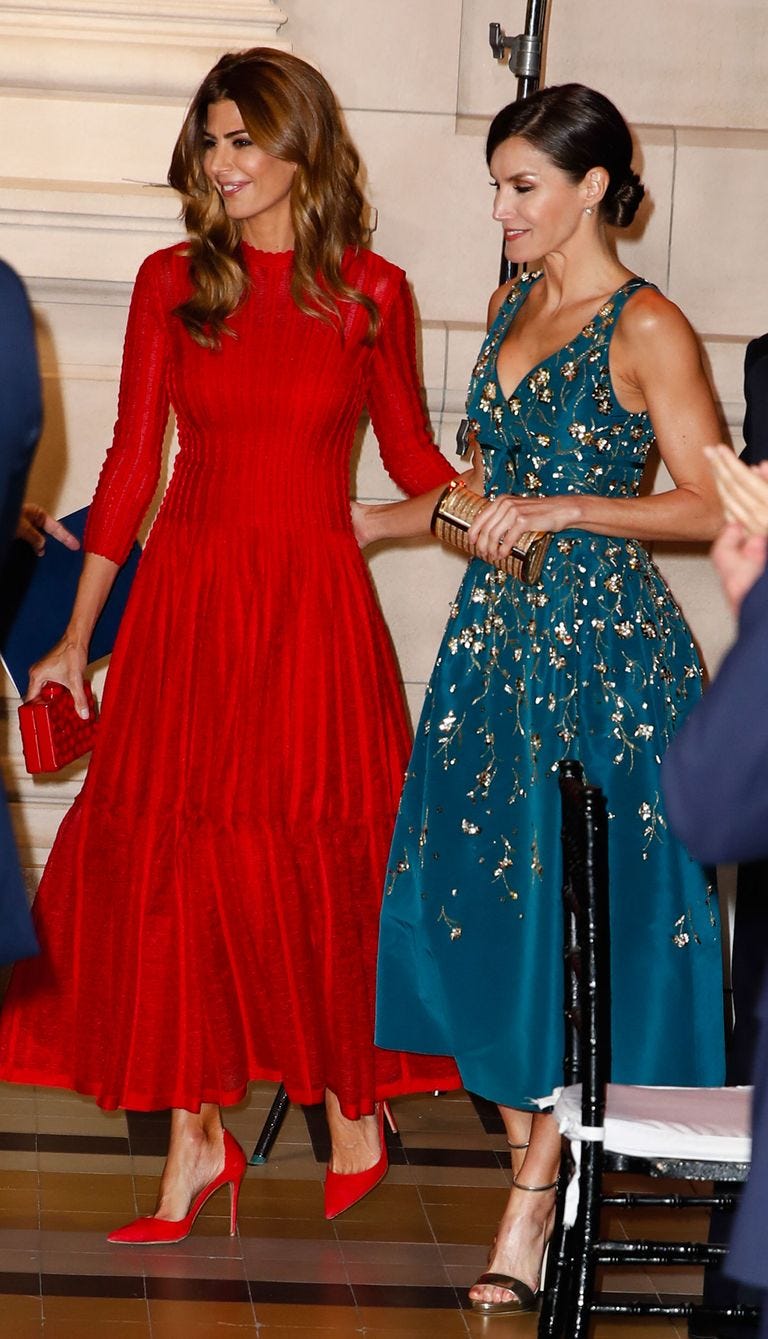 Clothing, Dress, Trousers, Textile, Red, Formal wear, One-piece garment, Style, Fashion, Day dress, 