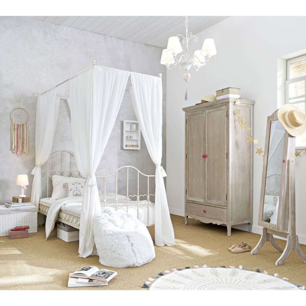 dormitorios juvenil con cama con dosel
