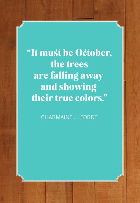october quotes charmaine j forde
