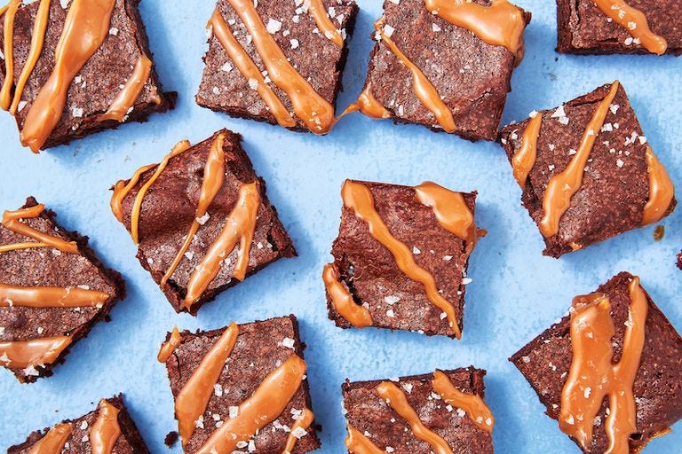 salted caramel brownies