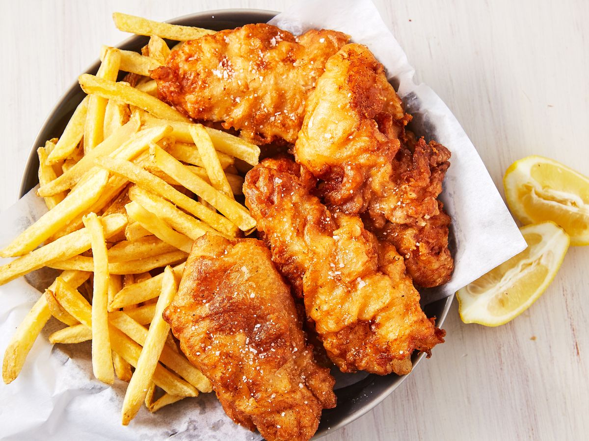 Best Beer-Battered Fish and Chips Recipe - How To Make Fried Fish