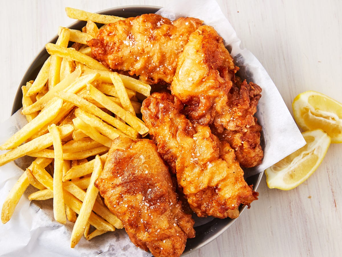 Best Beer-Battered Fish and Chips Recipe - How To Make Fried Fish and Chips