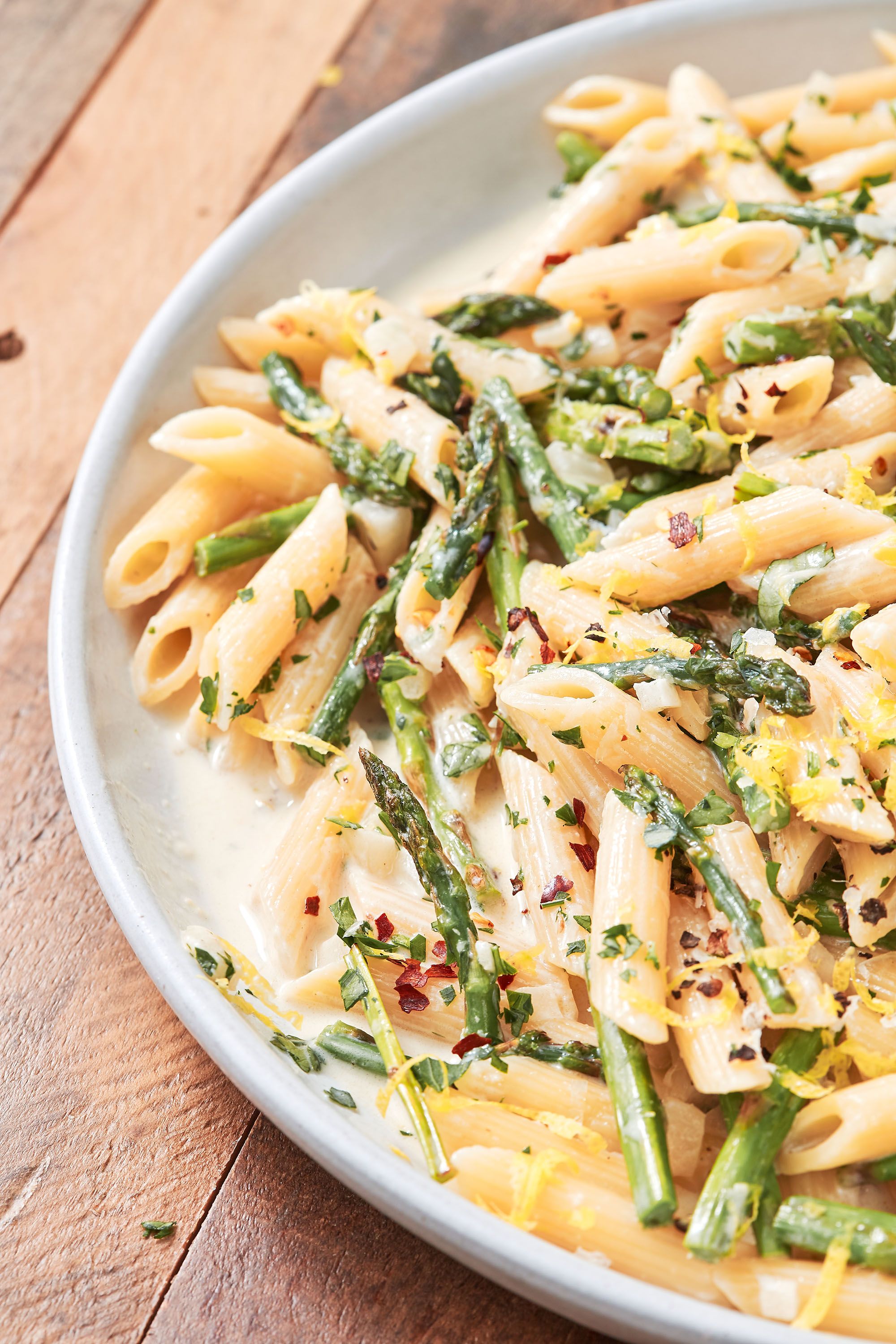 Pasta al Limone with Asparagus