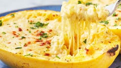 Best Four Cheese Spaghetti Squash Recipe How To Make Four Cheese Spaghetti Squash