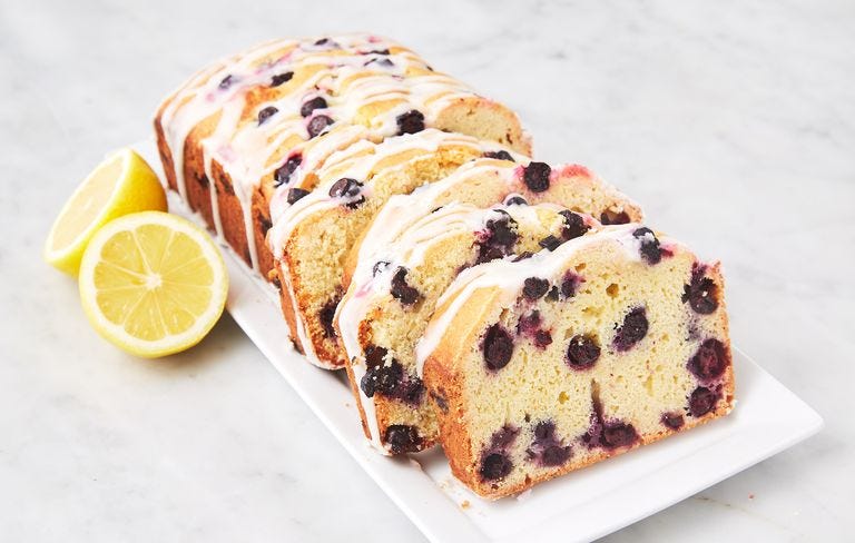 lemon blueberry pound cake