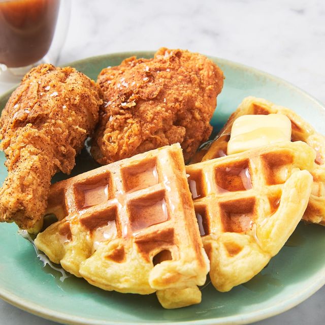 Chicken & Waffles - Delish.com