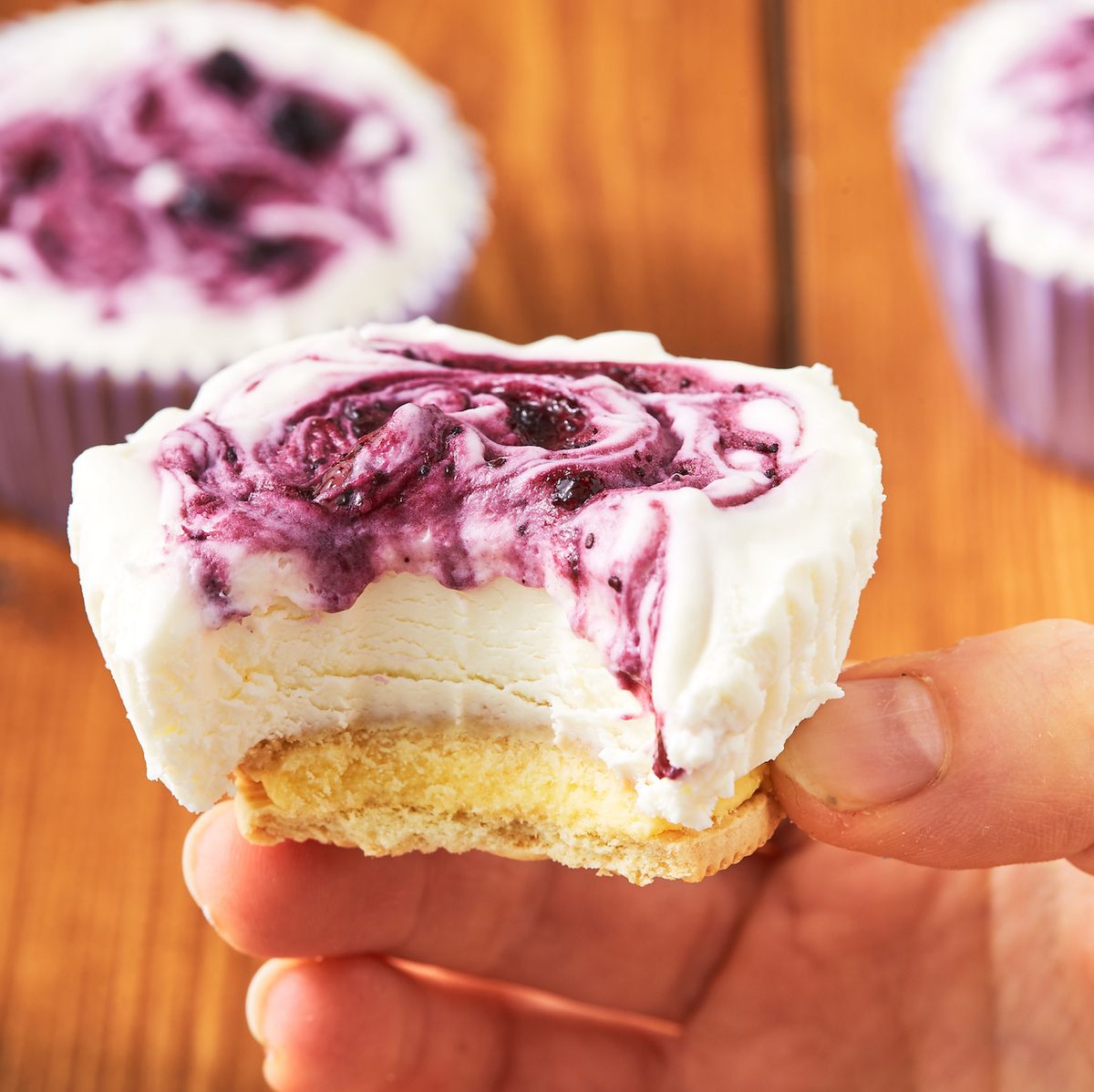 preview for Lemon Blueberry Cheesecakes Are The No-Bake Treats Of Your Dreams