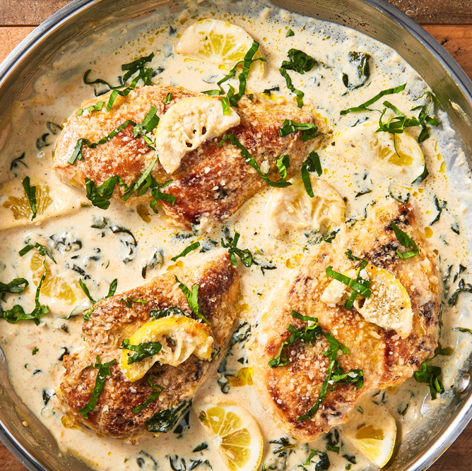 Best Creamy Lemon Parmesan Chicken Recipe How To Make Creamy Lemon Parmesan Chicken