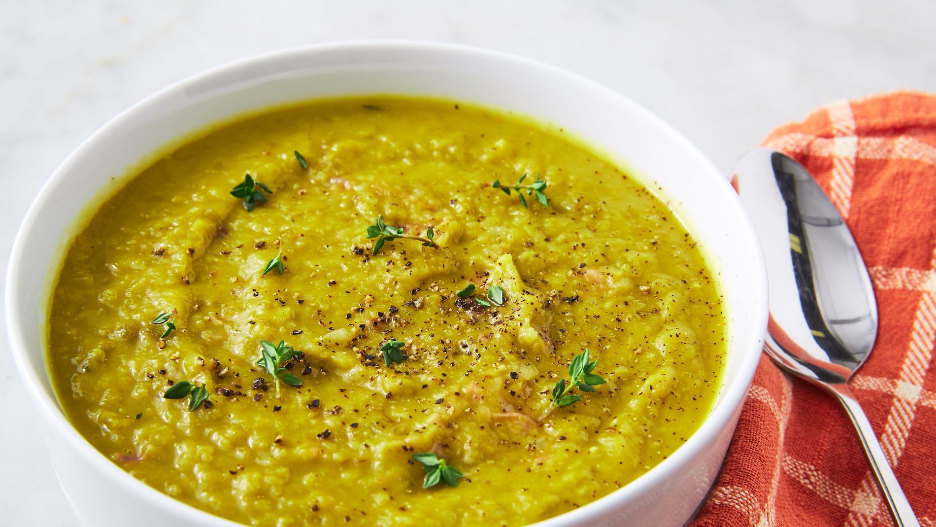 Simple Yellow Split Pea Soup (Vegan) - The Family Food Kitchen