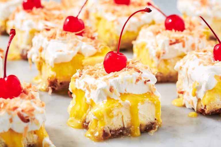 Best Pina Colada Cheesecake Bars Recipe How To Make Pina Colada Cheesecake Bars