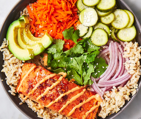 preview for Spicy Salmon Bowls Are Lunch Goals
