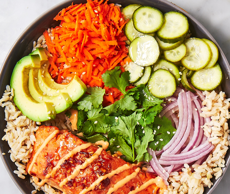 preview for Spicy Salmon Bowls Are Lunch Goals