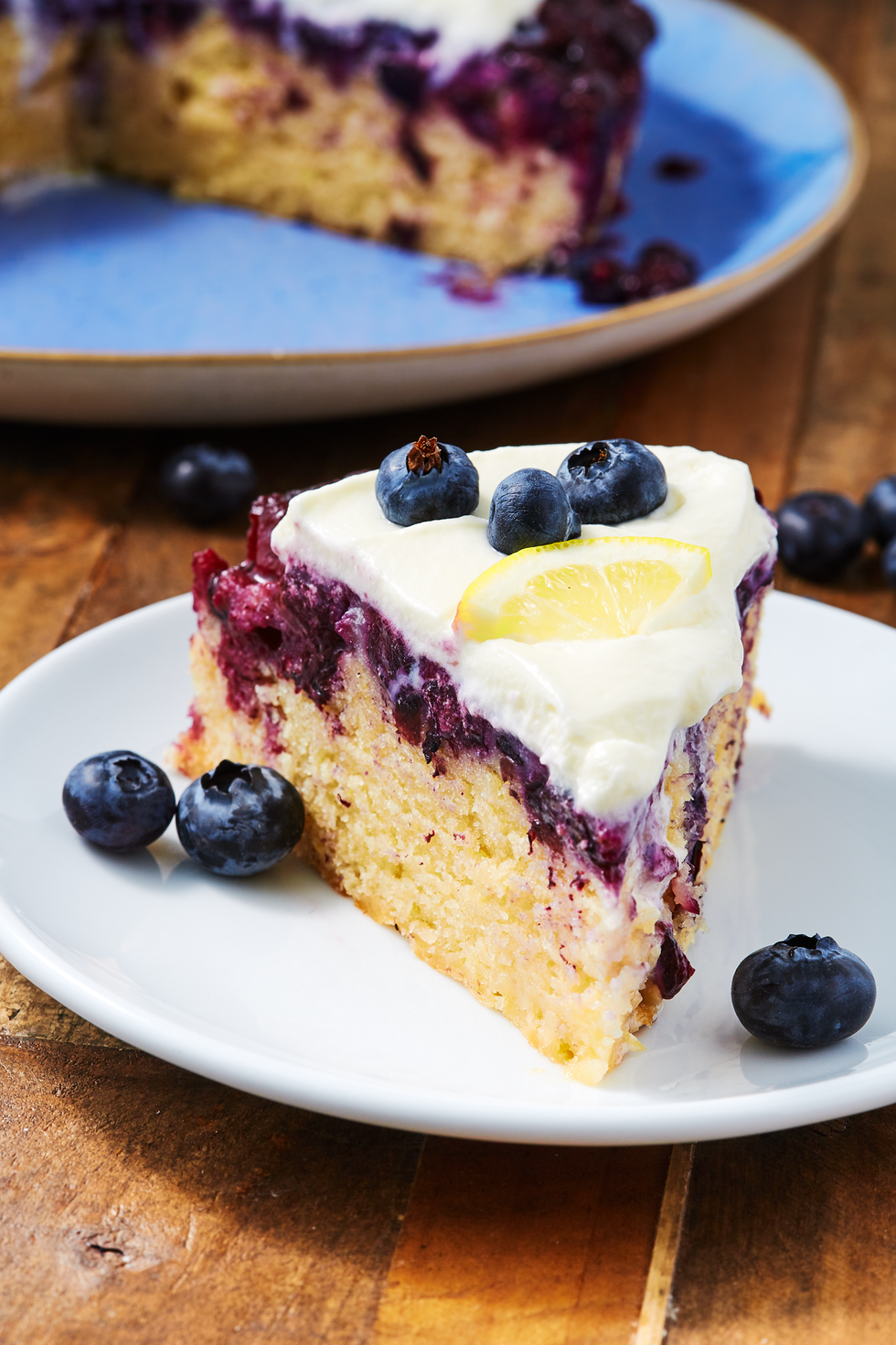 blueberry lemon upside down cake