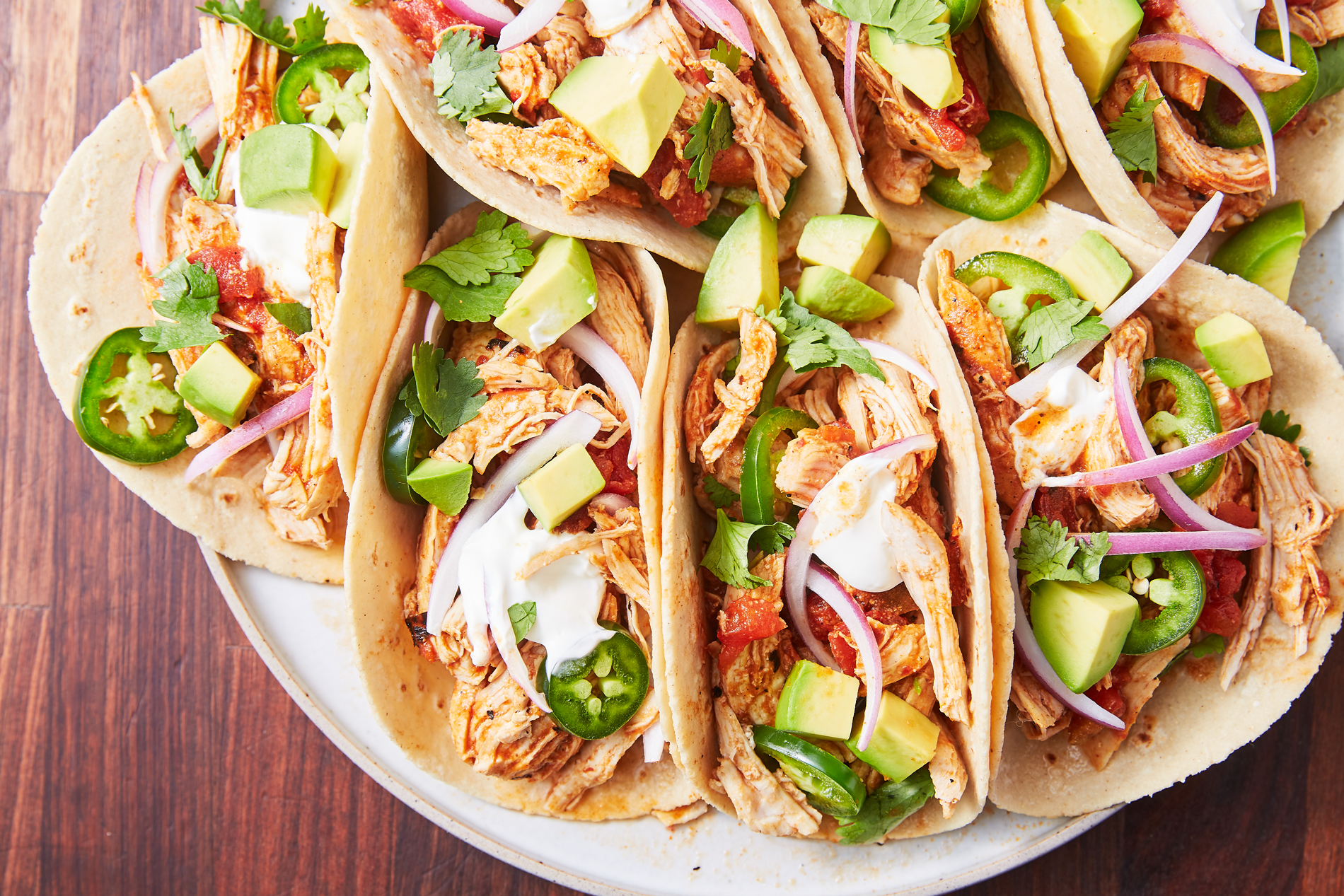 instant pot spicy chicken tacos