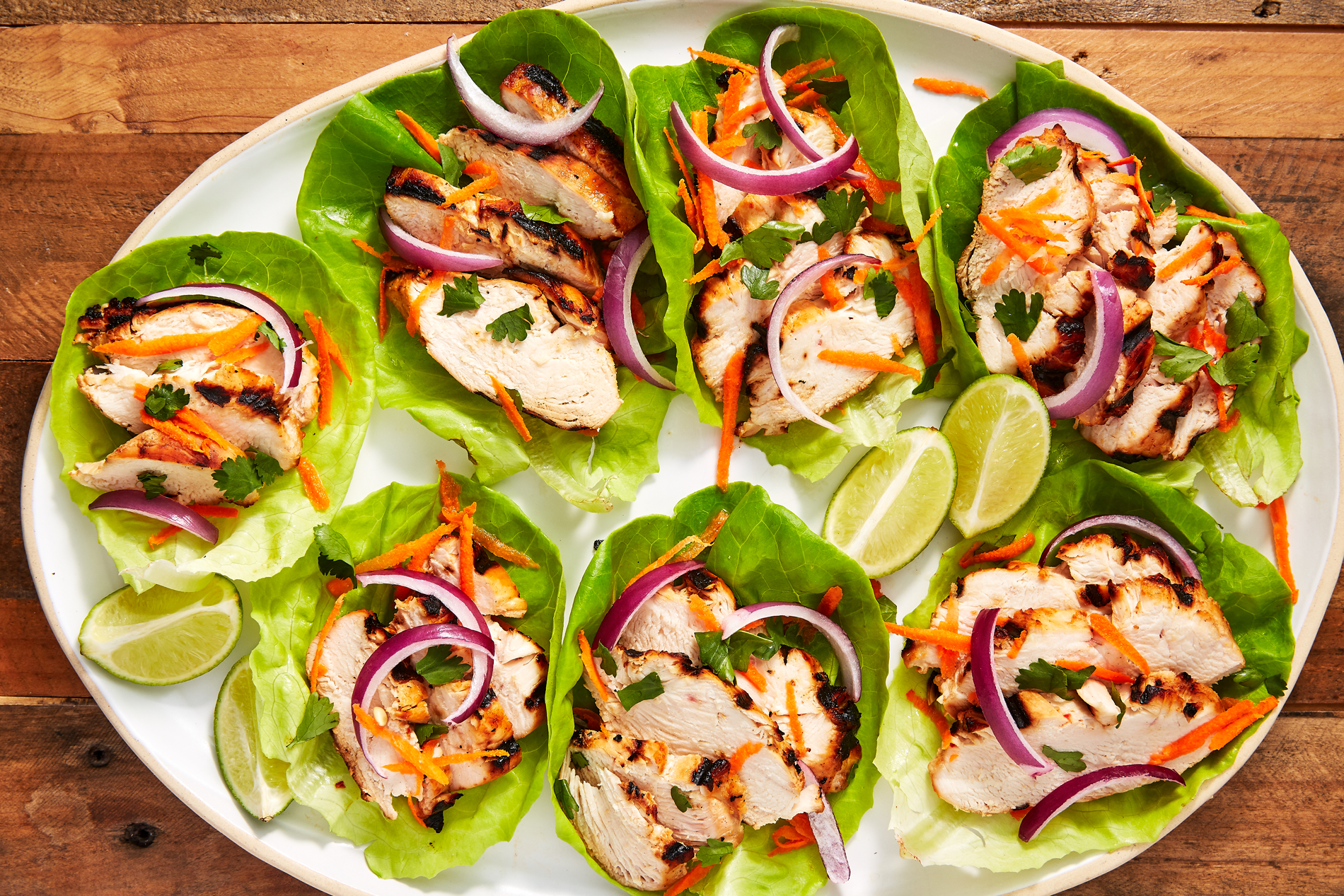 Best Sweet Chili Chicken Lettuce Cups Recipe How To Make Thai Chicken Lettuce Cups