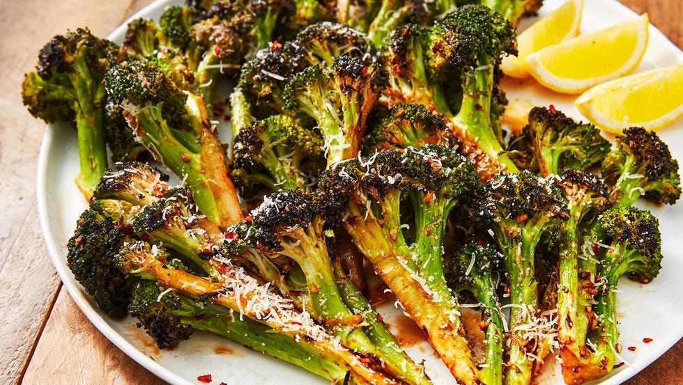Smashed Chilli Garlic Broccoli (Healthy/Vegan/Dairy-free/GF)