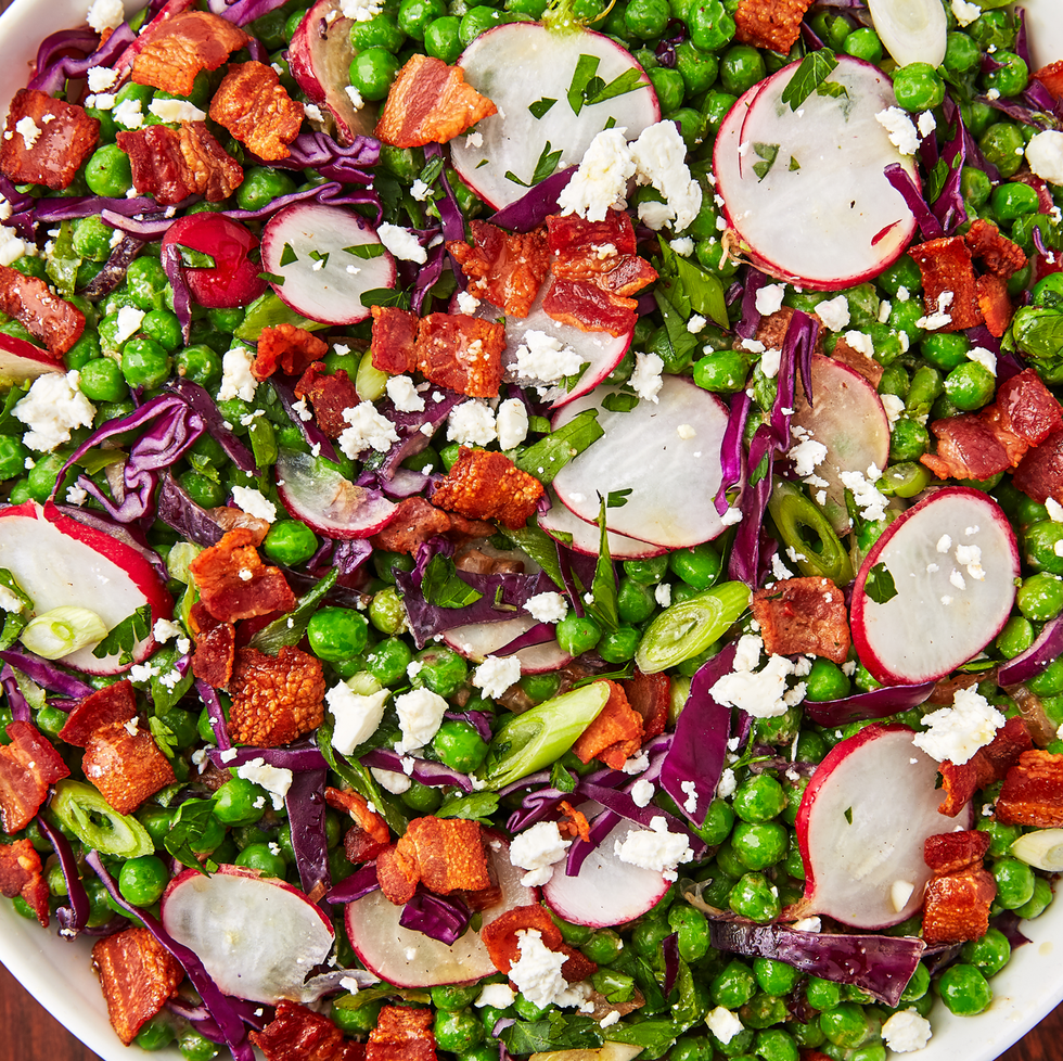 bacon pea salad