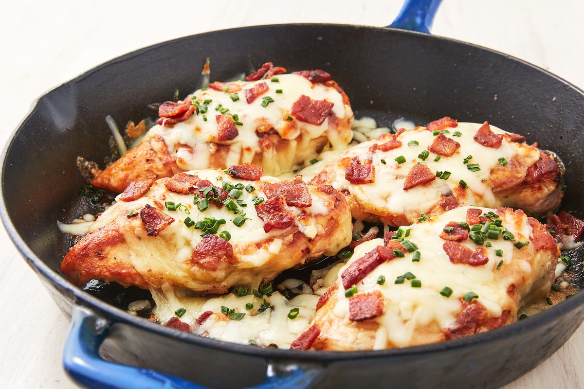 Best Cheesy Bacon Ranch Chicken - How To Make Bacon Ranch Chicken