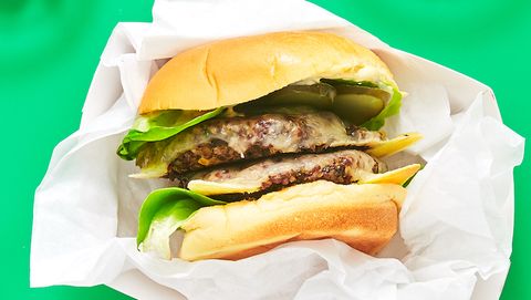 preview for This Double Veggie Cheeseburger Will Make Vegetarians Swoon
