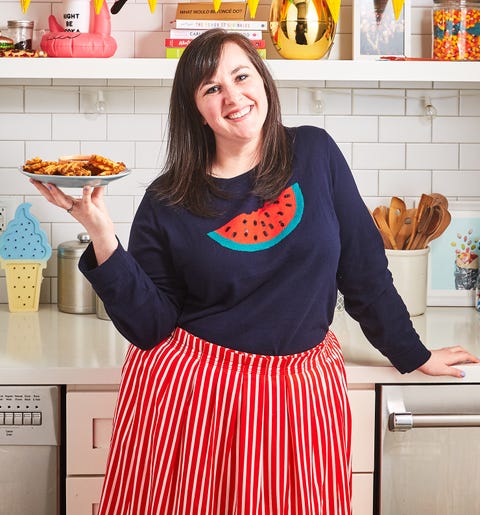Clothing, Orange, Homemaker, Apron, Kitchen, Baking, Room, Cooking, Sleeve, Food, 