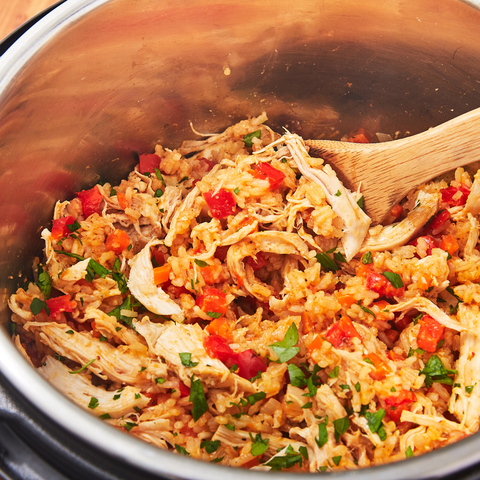 Instant Pot Chicken and Rice - Delish.com