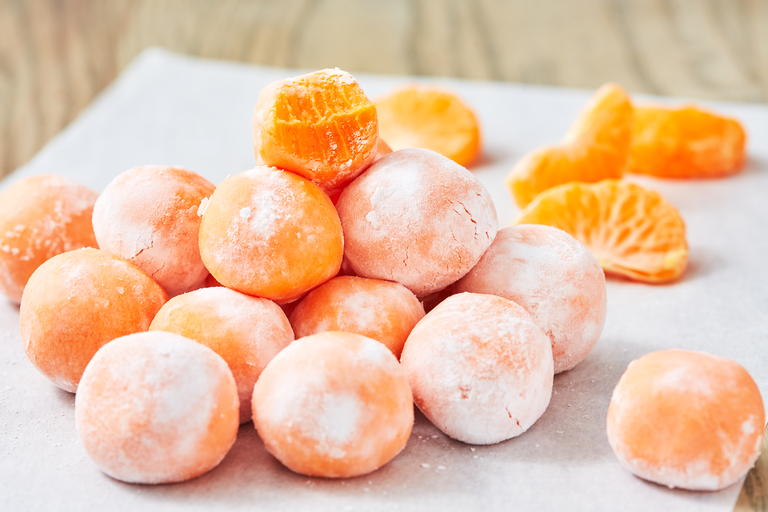 orange creamsicle truffles