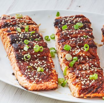 asian bbq grilled salmon