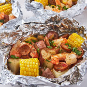 grilled shrimp foil packets