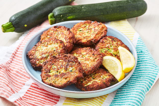 Zucchini Cakes - Delish.com