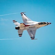 the us air force air demonstration squadron "thunderbirds" perform over jones beach at the bethpage air show in long island, new york, may 24, 2019 since 1953, the thunderbirds team has served as america’s premier air demonstration squadron, entrusted with the vital mission to recruit, retain and inspire past, present and future airmen us air force photossgt cory w bush