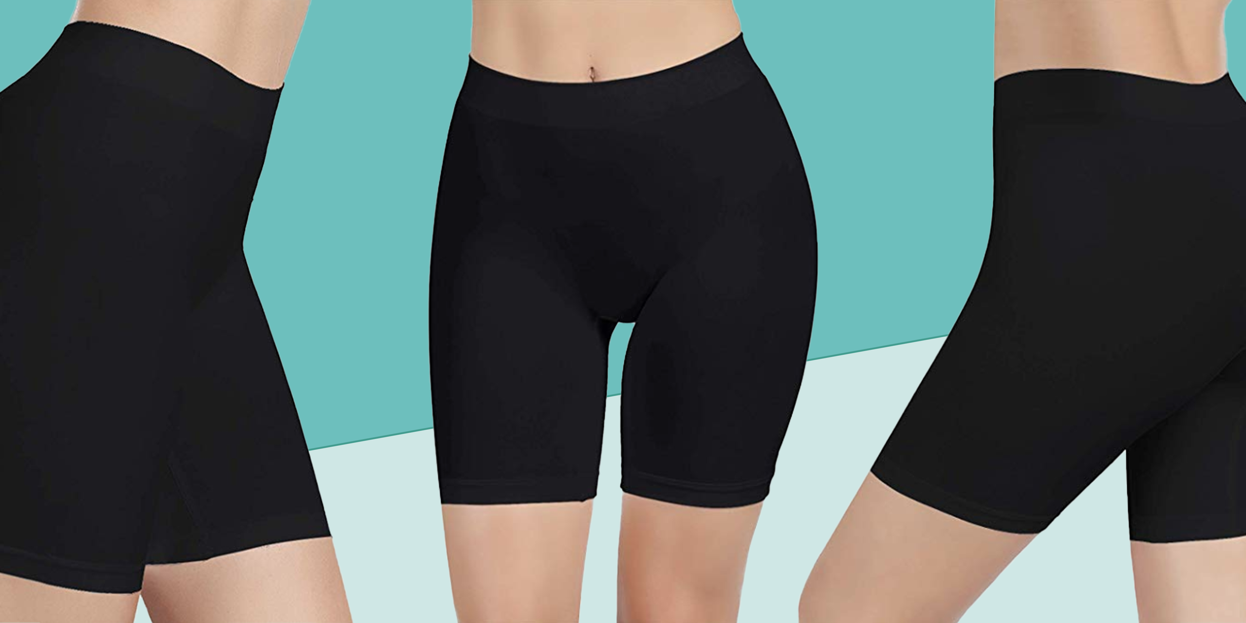 Buy BESTENA Women's Comfortable Smooth Slip Short Panty(Black,X