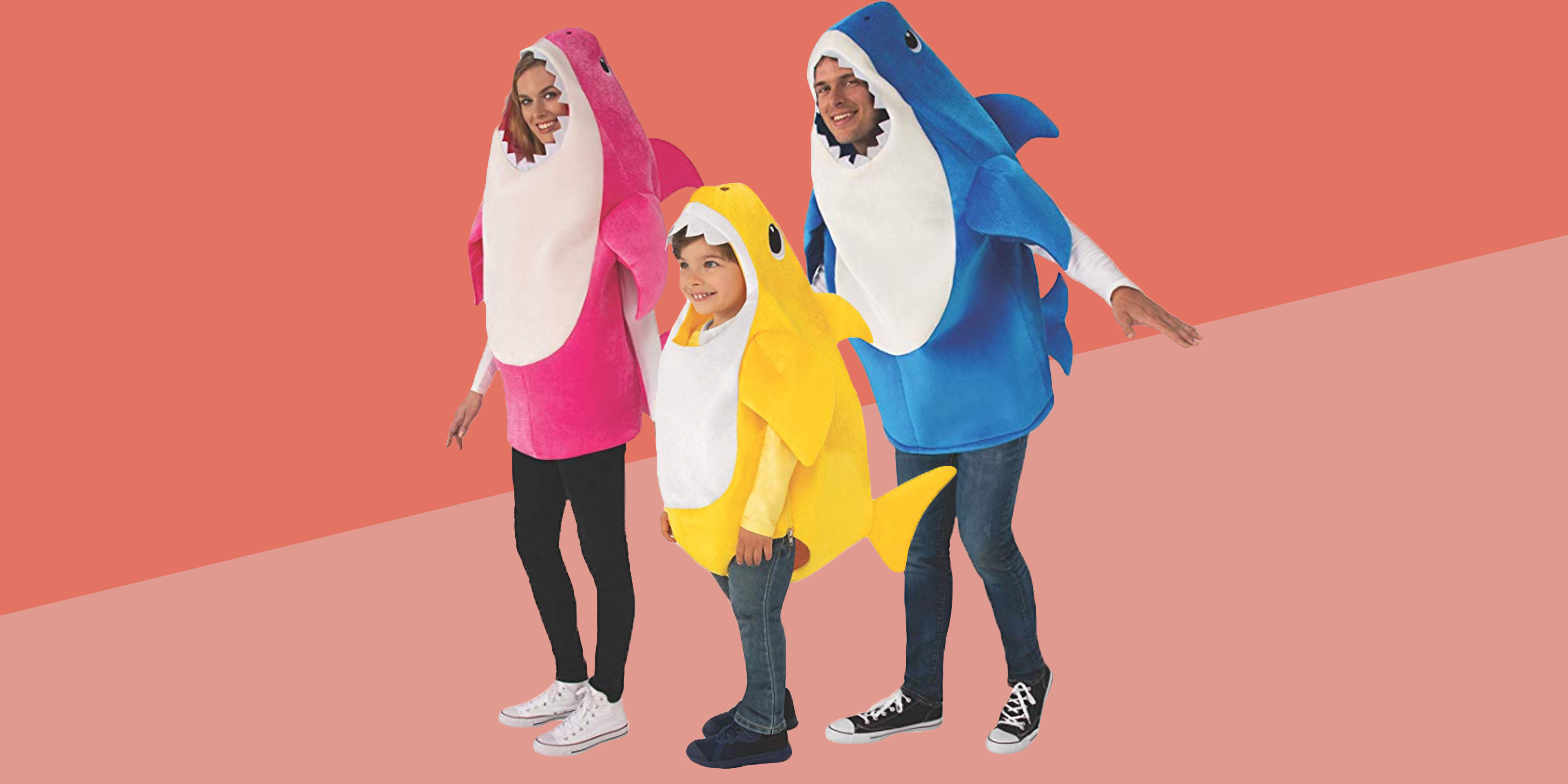 Baby Shark Halloween Costume Ideas - Pinkfong Shark Family Outfits