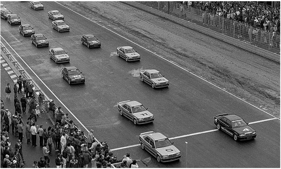 mercedes 190e corrida dos campeões nurburgring 1984