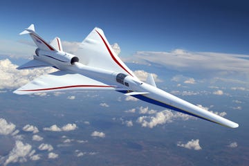 low boom flight demonstrator