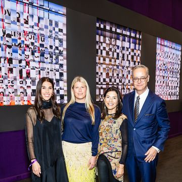 san francisco, ca january 17 brittany pattner, sarah wendell sherrill, susan swig and douglas durkin attend fog design art preview gala on january 17th 2024 at fort mason center festival pavilion in san francisco, ca photo devlin shand for drew altizer photography