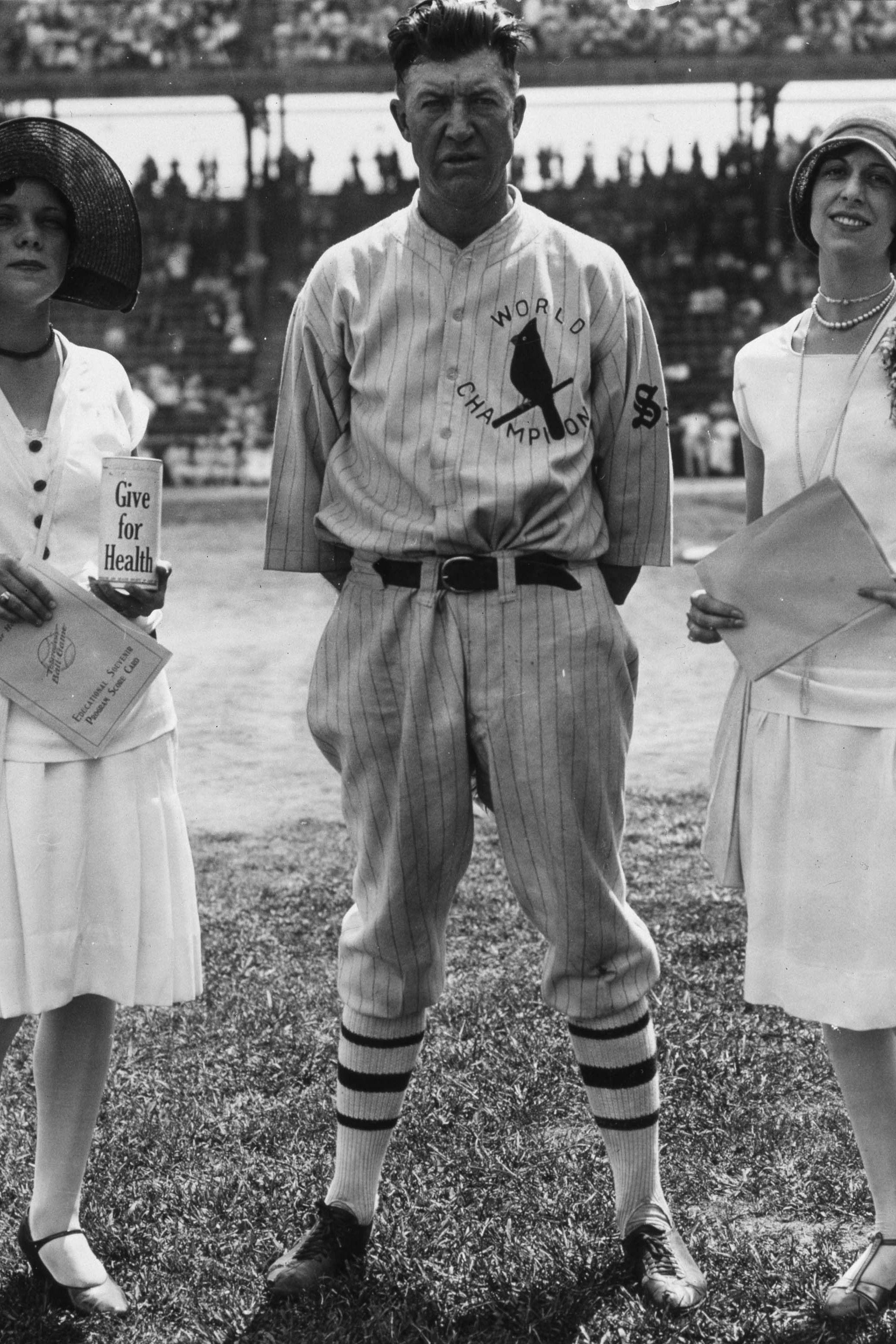 The Cardinals throw back to their 1927 'World Champions' uniforms